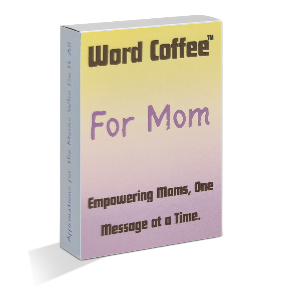 Word Coffee for Moms Deck